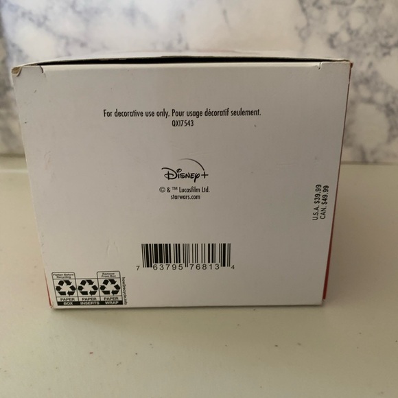 Hallmark Keepsake Christmas Ornament, Star Wars: The Mandalorian Grogu baby yoda - Picture 4 of 9